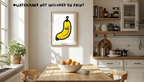 Happy banana Print
