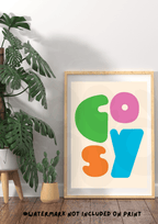 Cosy bold Print