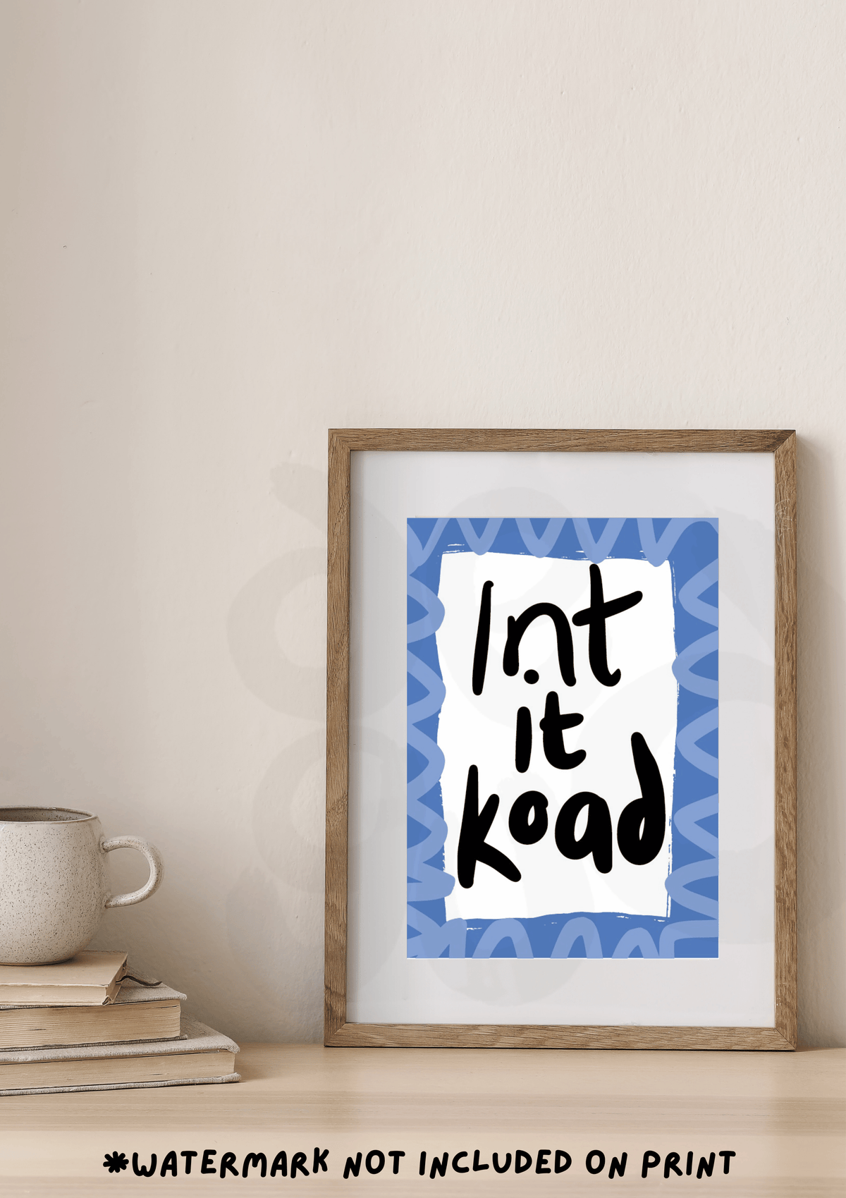 Int it koad (Isn't it cold) Print