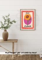 Sunflower Print